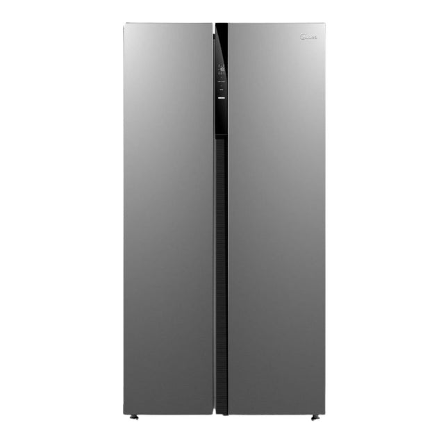Midea Ψυγείο Side by Side 548L Inverter Total No Frost με All Around Cooling & Quick Freeze, MERS530FGE02 Inox