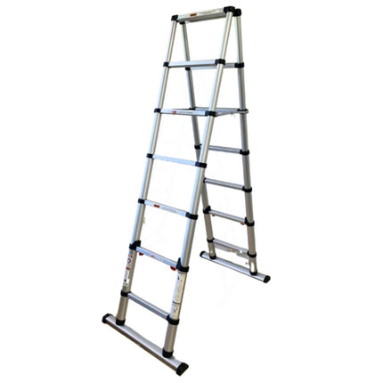 Telescopic Ladder Double 6+6 Steps 2.05 m