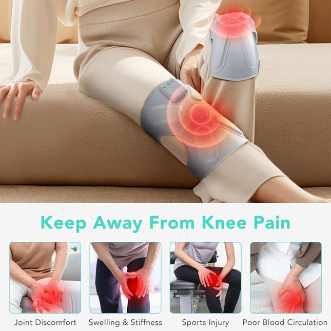 SKG W3 Pro Vibration & Heat Knee Massager – Εργονομικό Μασάζ με Δόνηση & Θερμότητα για Ανακούφιση Γονάτων