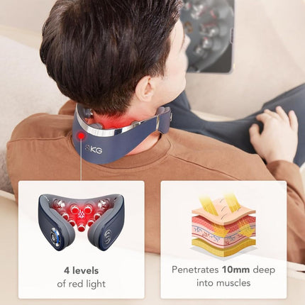 SKG G7 Pro-Fold Neck Massager – Πολυλειτουργικό Μασάζ Λαιμού με Δόνηση, Θερμότητα & APP