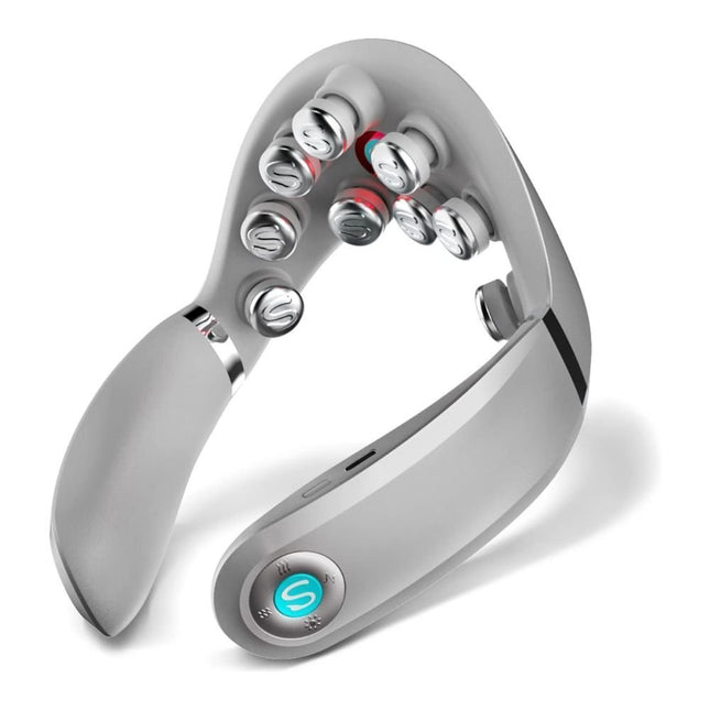 SKG G7 Pro Neck Massager Αυχένα – Δόνηση, Θερμότητα, Ροή Εφαρμογής και Επαναφορτιζόμενο για Βαθιά Ανακούφιση