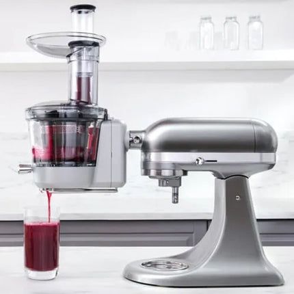 KitchenAid Artisan Εξάρτημα Αργής Αποχύμωσης για Μέγιστη Εξαγωγή Χυμού και Παρασκευή Σάλτσας 5KSM1JA Ασημί