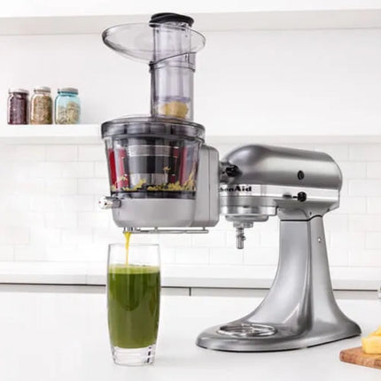 KitchenAid Artisan Εξάρτημα Αργής Αποχύμωσης για Μέγιστη Εξαγωγή Χυμού και Παρασκευή Σάλτσας 5KSM1JA Ασημί