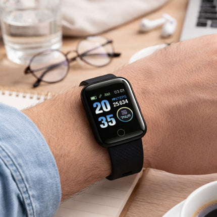 Smart Bracelet Fitness Tracker με Οθόνη 1.3″ Μαύρο