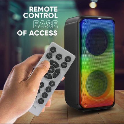 SonicGear AudioXPro800HD Φορητό Karaoke Ηχείο 2 x 8″ με Voice Changer & 2 Ασύρματα Μικρόφωνα