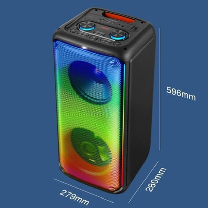 SonicGear AudioXPro800HD Φορητό Karaoke Ηχείο 2 x 8″ με Voice Changer & 2 Ασύρματα Μικρόφωνα