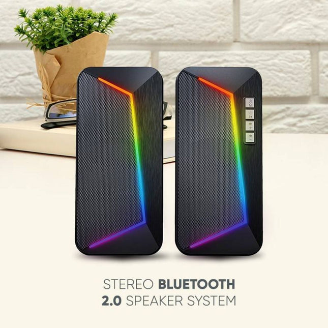 SonicGear IOX 2 Ηχεία Bluetooth 2.0 με Ισχυρό Ήχο, USB Τροφοδοσία & Φωτισμό LED
