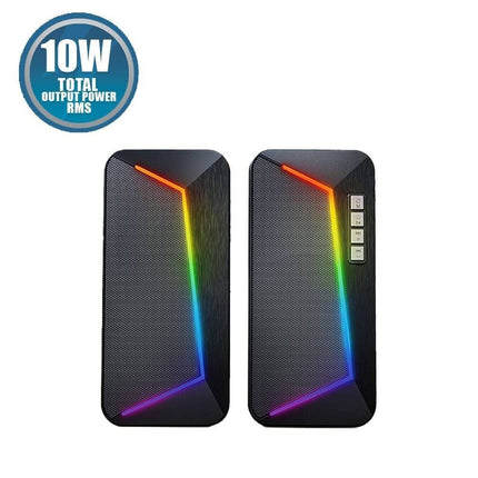 SonicGear IOX 2 Ηχεία Bluetooth 2.0 με Ισχυρό Ήχο, USB Τροφοδοσία & Φωτισμό LED