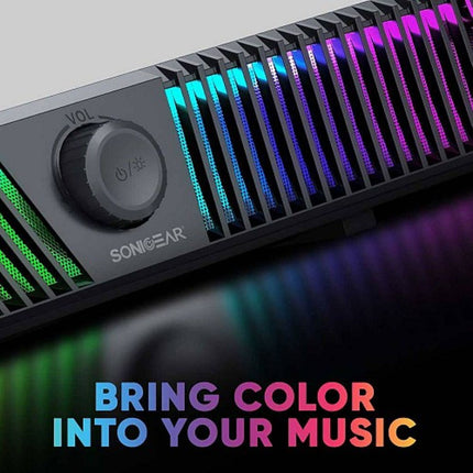 SonicGear iOX Bar III Bluetooth Soundbar 10W με RGB Φωτισμό & USB Τροφοδοσία Μαύρο