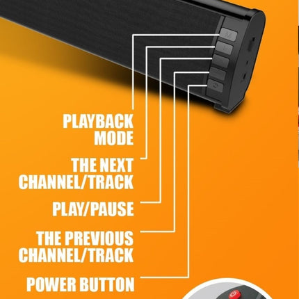 SonicGear SonicBar 3000 Soundbar 40W για TV/PC με Bluetooth, FM Radio & SD Card