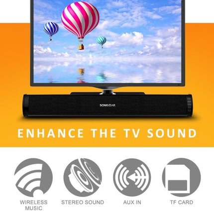SonicGear SonicBar 3000 Soundbar 40W για TV/PC με Bluetooth, FM Radio & SD Card