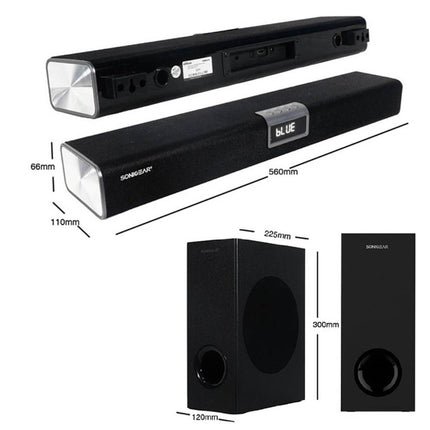 SonicGear SonicBar 5300BT Soundbar 140W με Ασύρματο Subwoofer, Bluetooth & HDMI ARC