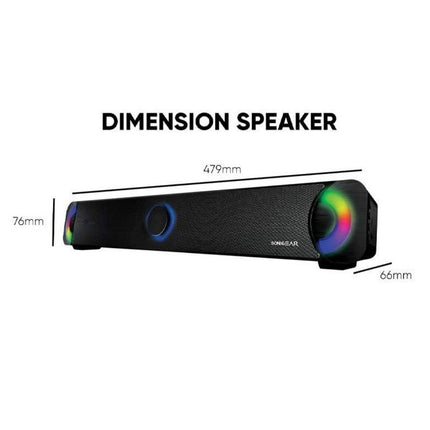 SonicGear SonicBar BT300 Pro Φορητή Bluetooth Soundbar με FM Radio, RGB Φωτισμό & SD Card