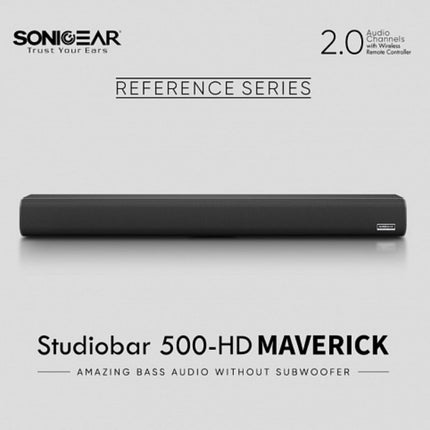 SonicGear StudioBar 500HD Maverick Soundbar 100W με HiFi DSP, Bluetooth & HDMI ARC
