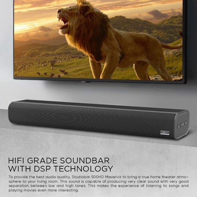 SonicGear StudioBar 500HD Maverick Soundbar 100W με HiFi DSP, Bluetooth & HDMI ARC