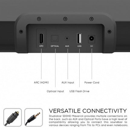 SonicGear StudioBar 500HD Maverick Soundbar 100W με HiFi DSP, Bluetooth & HDMI ARC