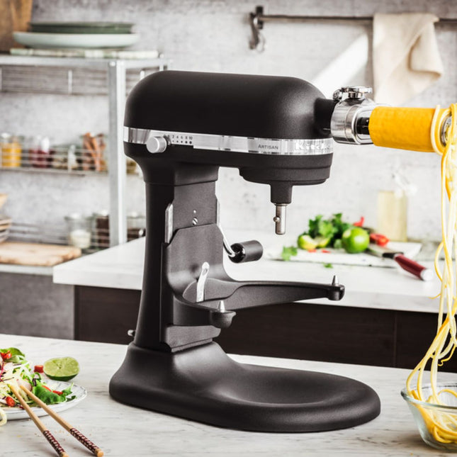 KitchenAid Σπιράλ Κόφτης για Ξεφλούδισμα, Αφαίρεση Πυρήνα και Κοπή Φρούτων και Λαχανικών 5KSM1APC
