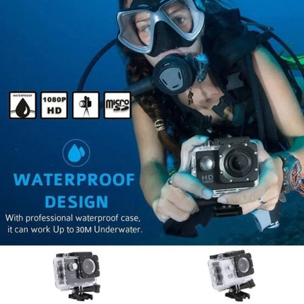 Sports Cam Full HD 1080p Αδιάβροχη μέχρι 30m