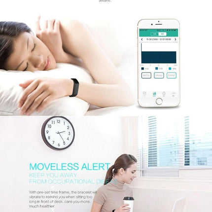 SmartWatch SmartBand VIDONN X6S με Οθόνη Αφής OLED, Βηματόμετρο, Bluetooth 4.0, Ειδοποίηση Κλήσεων/SMS Μπλε