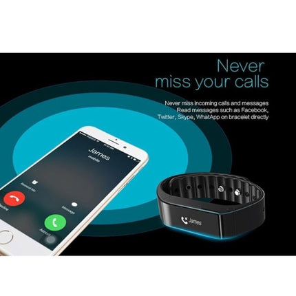 SmartWatch SmartBand VIDONN X6S με Οθόνη Αφής OLED, Βηματόμετρο, Bluetooth 4.0, Ειδοποίηση Κλήσεων/SMS Μπλε