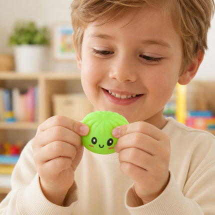 Squishy Dumpling Mini Surprise 5x3cm Αντιστρές Παιχνίδι Έκπληξη σε Κουτάκι 1 Τεμάχιο 3+ Ετών σε Διάφορα Χρώματα
