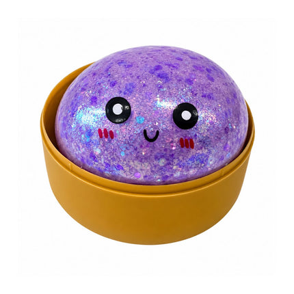 Squishy Glitter Dumpling Large Surprise 8.5cm Αντιστρές Παιχνίδι Έκπληξη σε Κουτάκι 1 Τεμάχιο 3+ Ετών σε Διάφορα Χρώματα