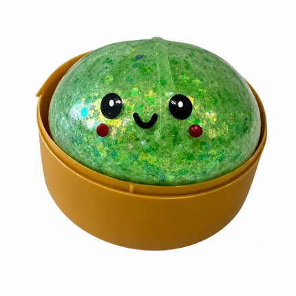 Squishy Glitter Dumpling Large Surprise 8.5cm Αντιστρές Παιχνίδι Έκπληξη σε Κουτάκι 1 Τεμάχιο 3+ Ετών σε Διάφορα Χρώματα