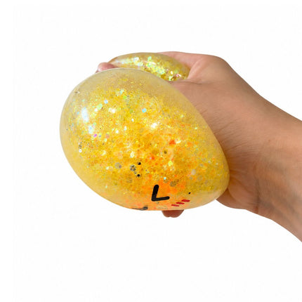 Squishy Glitter Lightup Dumpling Large Surprise 8.5cm Αντιστρές Παιχνίδι Έκπληξη σε Κουτάκι 1 Τεμάχιο 3+ Ετών σε Διάφορα Χρώματα
