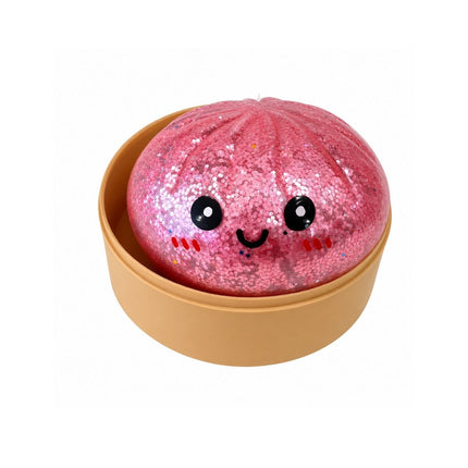 Squishy Glitter Lightup Dumpling Large Surprise 8.5cm Αντιστρές Παιχνίδι Έκπληξη σε Κουτάκι 1 Τεμάχιο 3+ Ετών σε Διάφορα Χρώματα