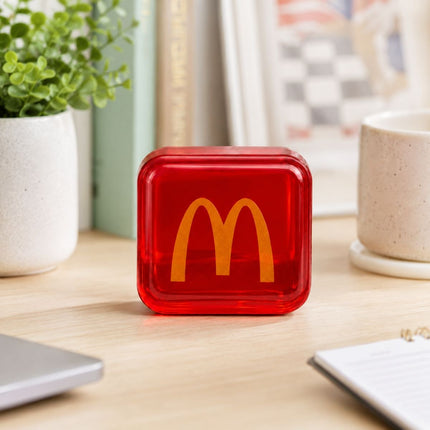 Squishy Κύβος McDonald’s Nice Cube 5x5cm Αντιστρές Παιχνίδι 3+ Ετών Κόκκινο
