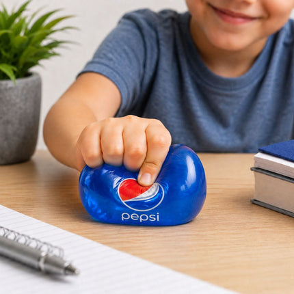 Squishy Κύβος Pepsi Nice Cube 5x5cm Αντιστρές Παιχνίδι 3+ Ετών Μπλε