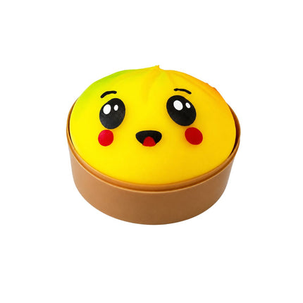 Squishy Rainbow Bun Dumpling Αφρώδες 8.5cm Antistress Παιχνίδι Έκπληξη σε Κουτάκι 3+ Ετών σε Διάφορα Χρώματα