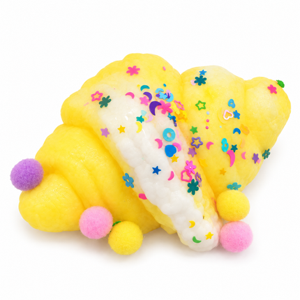 Squishy Antistress Παιχνίδι Κρουασάν με Μαλακή Υφή 9 x 7 cm σε 4 Χρώματα, 3+ Ετών