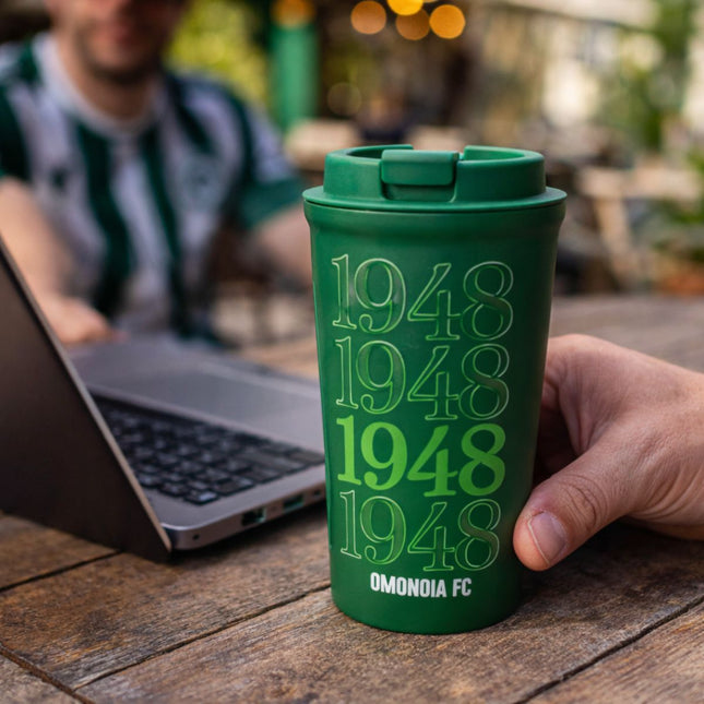 Θερμός Καφέ Ανοξείδωτος ΟΜΟΝΟΙΑ 1948 380ml Πράσινο
