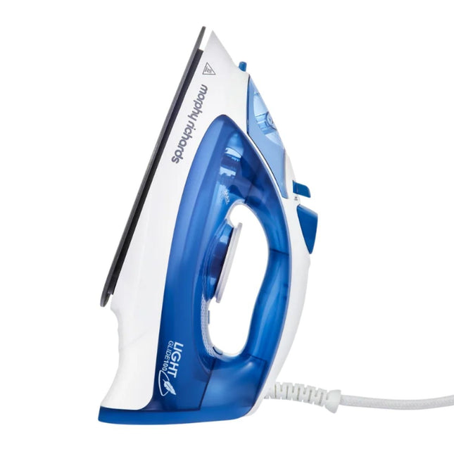 Morphy Richards Light Glide Σίδερο Ατμού 2200W με Δοχείο Νερού 350ml, Κεραμική Πλάκα και Κάθετο Ατμό 300401 Μπλε