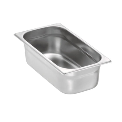 Ανοξείδωτο Ταψί Γαστρονόρμ GN 1/3 17.6×32.5×10 cm για Μπεν Μαρί