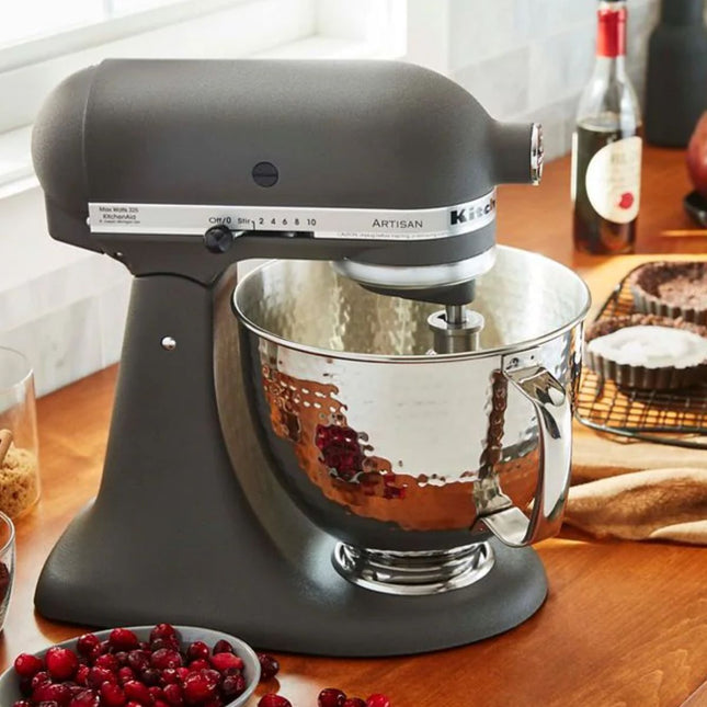 KitchenAid Hammered Μπολ Ανάμειξης από Ανοξείδωτο Ατσάλι 4.8L για Μίξερ Tilt-Head 5KSM5SSBHM