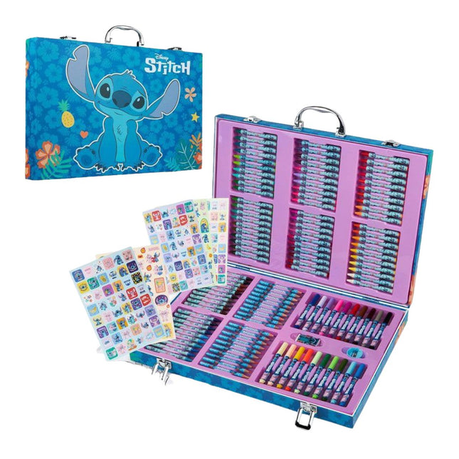 Stitch Disney Σετ Ζωγραφικής με Θήκη 130+ Τεμαχίων 3+ Ετών