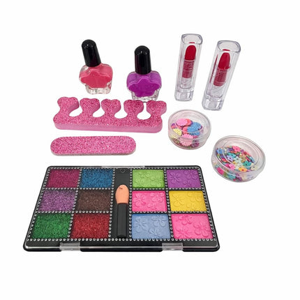 Stitch Makeup Series Παιδικό Σετ Μακιγιάζ  με Πολύχρωμη Παλέτα Σκιών & Διάφορα Αξεσουάρ Ομορφιάς 15 Τεμάχια 3+ Ετών