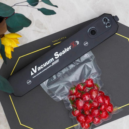 Συσκευή Vacuum Sealer Αεροστεγούς Σφραγίσματος Τροφίμων Κενού Αέρος 25cm με Αυτόματη Λειτουργία & 10 Σακουλάκια