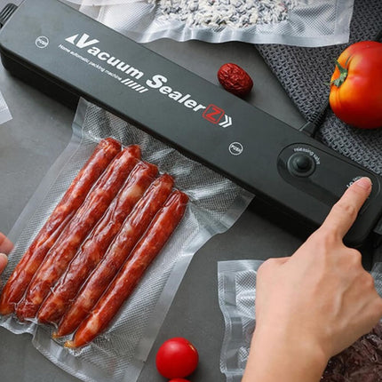 Συσκευή Vacuum Sealer Αεροστεγούς Σφραγίσματος Τροφίμων Κενού Αέρος 25cm με Αυτόματη Λειτουργία & 10 Σακουλάκια