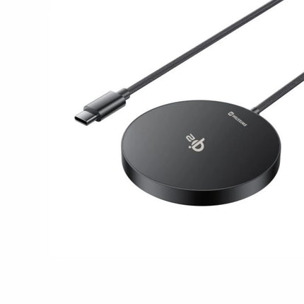 Swissten MagPuck Μαγνητικός Ασύρματος Φορτιστής 15W με Καλώδιο 1.5m (Συμβατός με MagSafe) 22055560