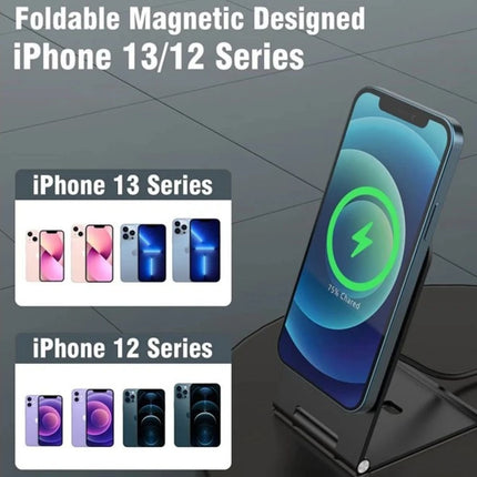 Swissten Ultra Thin Ασύρματος Φορτιστής & Βάση 15W (Συμβατός με MagSafe) 22055518