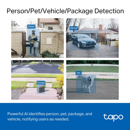 TP-LINK TAPO Πόρτας με Κάμερα, Έξυπνη Μπαταρίας 2K 5MP, Νυχτερινή Όραση, IP64, Αντικλεπτικός Συναγερμός
