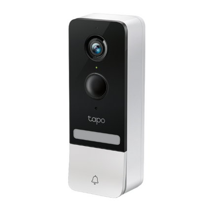 TP-LINK TAPO Πόρτας με Κάμερα, Έξυπνη Μπαταρίας 2K 5MP, Νυχτερινή Όραση, IP64, Αντικλεπτικός Συναγερμός
