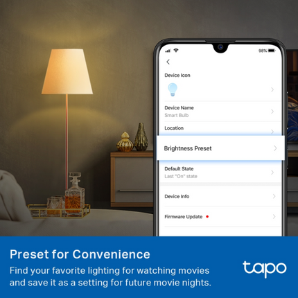 TAPO TP-LINK Έξυπνη Λάμπα Wi-Fi Φωτίστε Έξυπνα τον Χώρο σας TAPO L510E
