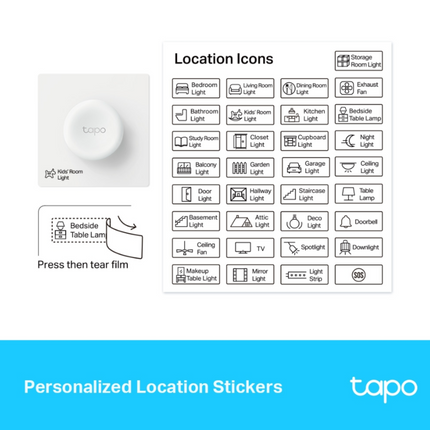 TP-LINK TAPO S200D Έξυπνο Κουμπί Διαχείρισης – Απόλυτος Έλεγχος με Ένα Πάτημα