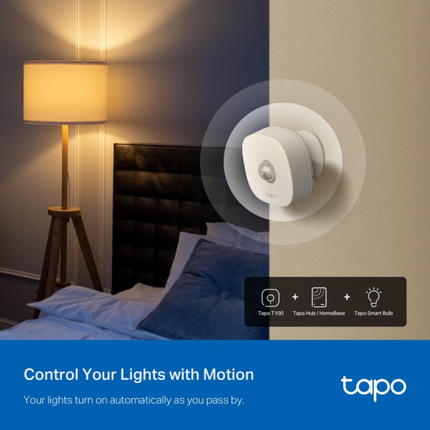 TP-LINK TAPO Εξυπνη Ανίχνευση Κίνησης για Άμεση Ειδοποίηση & Εξοικονόμηση Ενέργειας
