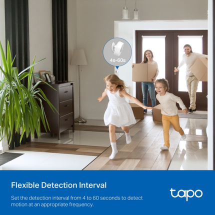 TP-LINK TAPO Εξυπνη Ανίχνευση Κίνησης για Άμεση Ειδοποίηση & Εξοικονόμηση Ενέργειας