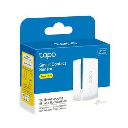 TAPO T110 TP-LINK Έξυπνος Αισθητήρας Επαφής Πόρτας & Παραθύρου Ειδοποιήσεις & Έξυπνος Έλεγχος από Παντού